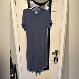 Blue LulaRoe t-shirt dress